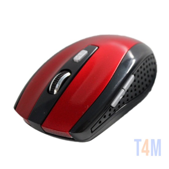 OFFICE MOUSE 2.4GHZ  WIRE LESS MOUSE 10M RANGE RED